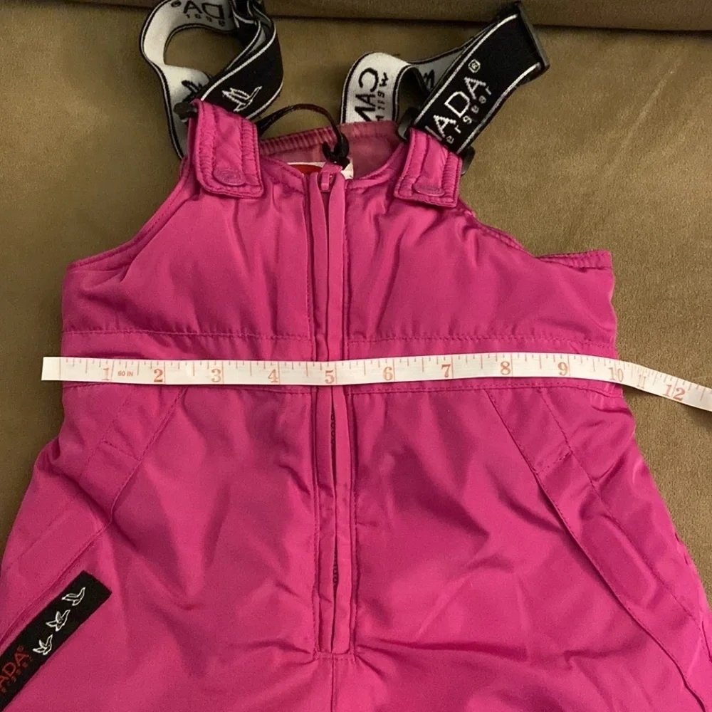 Canada Weathergear Bubble Gum Pink Toddler Snow Bib